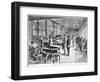 Printing the Banknotes at the Paris Bank of France, 1897-L. Moulignie-Framed Giclee Print