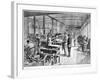 Printing the Banknotes at the Paris Bank of France, 1897-L. Moulignie-Framed Giclee Print