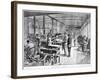 Printing the Banknotes at the Paris Bank of France, 1897-L. Moulignie-Framed Giclee Print