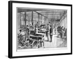 Printing the Banknotes at the Paris Bank of France, 1897-L. Moulignie-Framed Giclee Print