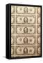 Prints of Money at the Mob Museum, Las Vegas, Nevada. Usa-Julien McRoberts-Framed Stretched Canvas