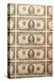 Prints of Money at the Mob Museum, Las Vegas, Nevada. Usa-Julien McRoberts-Stretched Canvas