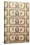 Prints of Money at the Mob Museum, Las Vegas, Nevada. Usa-Julien McRoberts-Stretched Canvas