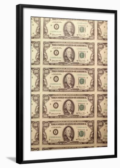 Prints of Money at the Mob Museum, Las Vegas, Nevada. Usa-Julien McRoberts-Framed Photographic Print