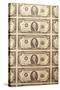 Prints of Money at the Mob Museum, Las Vegas, Nevada. Usa-Julien McRoberts-Stretched Canvas