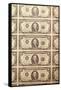 Prints of Money at the Mob Museum, Las Vegas, Nevada. Usa-Julien McRoberts-Framed Stretched Canvas