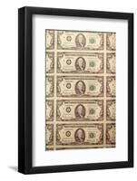 Prints of Money at the Mob Museum, Las Vegas, Nevada. Usa-Julien McRoberts-Framed Photographic Print