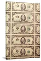 Prints of Money at the Mob Museum, Las Vegas, Nevada. Usa-Julien McRoberts-Stretched Canvas