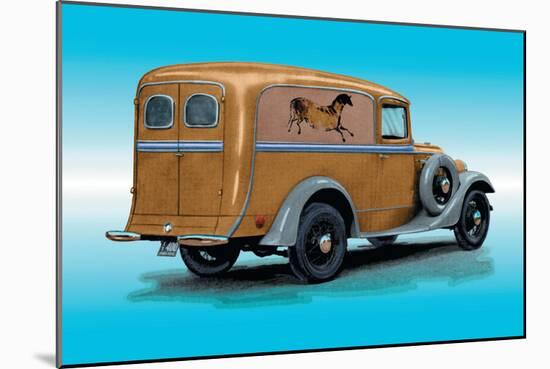 Prints the Pony Classic Truck-null-Mounted Art Print