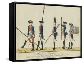 Prinz Carl Regiment, C.1784-J. H. Carl-Framed Stretched Canvas