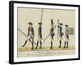 Prinz Carl Regiment, C.1784-J. H. Carl-Framed Giclee Print