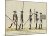 Prinz Carl Regiment, C.1784-J. H. Carl-Mounted Giclee Print