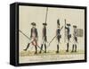 Prinz Carl Regiment, C.1784-J. H. Carl-Framed Stretched Canvas