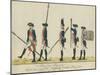 Prinz Carl Regiment, C.1784-J. H. Carl-Mounted Giclee Print