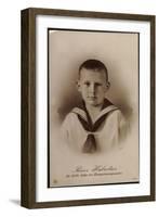 Prinz Hubertus,Dritter Sohn D Kronprinzenpaares, Npg-null-Framed Giclee Print