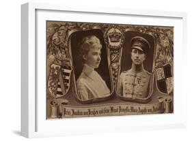 Prinz Joachim V Preußen U Prinzessin Marie Auguste-null-Framed Giclee Print