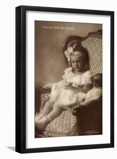 Prinzessin Cecilie Von Preußen Mit Schleife-null-Framed Giclee Print