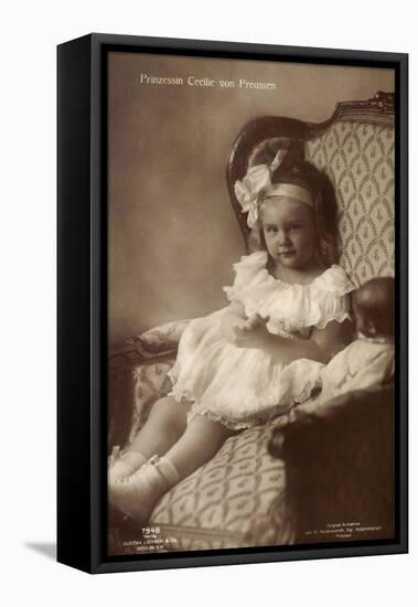 Prinzessin Cecilie Von Preußen Mit Schleife-null-Framed Stretched Canvas