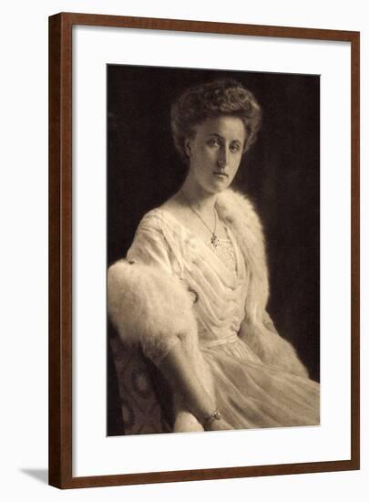 Prinzessin Feodora Von Sachsen Meiningen, Portrait-null-Framed Giclee Print