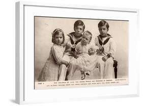 Prinzessin Ingrid,Prinzen Gustav, Bertil Und Sigvard-null-Framed Giclee Print