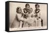 Prinzessin Ingrid,Prinzen Gustav, Bertil Und Sigvard-null-Framed Stretched Canvas