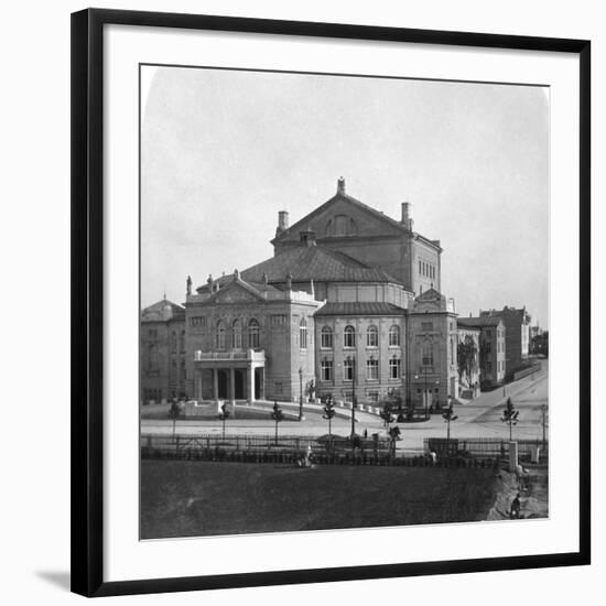 Prinzregenten Theatre, Munich, Germany, C1900-Wurthle & Sons-Framed Photographic Print