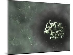 Prion Protein Plaque, Computer Artwork-Equinox Graphics-Mounted Photographic Print