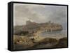 Prior's Haven, Tynemouth, 1845-John Wilson Carmichael-Framed Stretched Canvas
