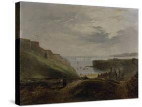 Prior's Haven, Tynemouth - Sunrise, 1845-John Wilson Carmichael-Stretched Canvas