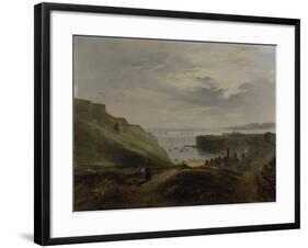 Prior's Haven, Tynemouth - Sunrise, 1845-John Wilson Carmichael-Framed Giclee Print