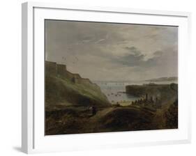 Prior's Haven, Tynemouth - Sunrise, 1845-John Wilson Carmichael-Framed Giclee Print