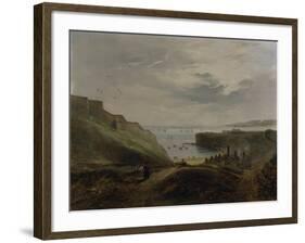 Prior's Haven, Tynemouth - Sunrise, 1845-John Wilson Carmichael-Framed Giclee Print