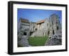 Priors Chapel and Tower from Cloister, Castle Acre Priory, Norfolk, England, United Kingdom, Europe-Hunter David-Framed Photographic Print