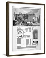 Priory of Holy Trinity, Duke's Place, City of London, 1825-William Taylor-Framed Giclee Print