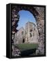 Priory Ruins, Priors Chapel and Tower from the Cloister, Castle Acre, Norfolk, England-David Hunter-Framed Stretched Canvas