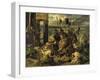 Prise de Constantinople par les croisés (12 avril 1204)-Eugene Delacroix-Framed Giclee Print