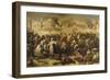 Prise de Jérusalem par les croisés, 15 juillet 1099 (Godefroy de Bouilon rendant grâce à Dieu en-Emile Signol-Framed Giclee Print