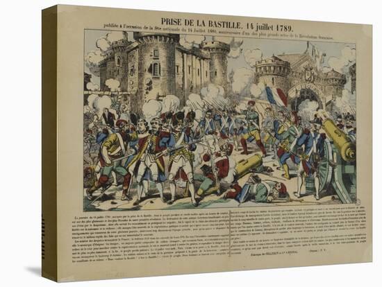 Prise de la Bastille 14 juillet 1789-null-Stretched Canvas