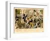 Prise De La Porte St Denis Le 28th Juillet 1830, Revolution of 1830, Paris-null-Framed Premium Giclee Print