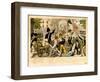 Prise De La Porte St Denis Le 28th Juillet 1830, Revolution of 1830, Paris-null-Framed Giclee Print