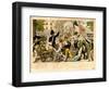 Prise De La Porte St Denis Le 28th Juillet 1830, Revolution of 1830, Paris-null-Framed Giclee Print