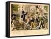 Prise De La Porte St Denis Le 28th Juillet 1830, Revolution of 1830, Paris-null-Framed Stretched Canvas