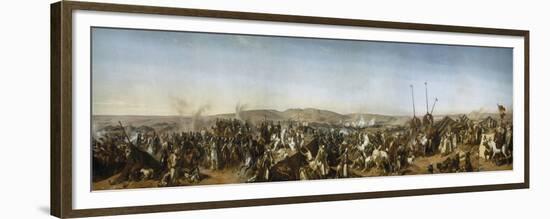 Prise de la Smala d'Abd-el-Kader par le duc d'Aumale à Taguin , le 16 mai 1843-Horace Vernet-Framed Premium Giclee Print
