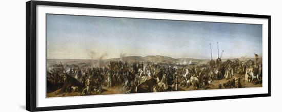 Prise de la Smala d'Abd-el-Kader par le duc d'Aumale à Taguin , le 16 mai 1843-Horace Vernet-Framed Premium Giclee Print