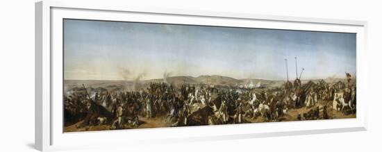 Prise de la Smala d'Abd-el-Kader par le duc d'Aumale à Taguin , le 16 mai 1843-Horace Vernet-Framed Premium Giclee Print