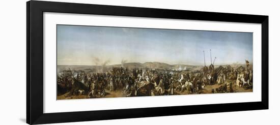 Prise de la Smala d'Abd-el-Kader par le duc d'Aumale à Taguin , le 16 mai 1843-Horace Vernet-Framed Giclee Print