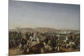 Prise de la Smala d'Abd-el-Kader par le duc d'Aumale à Taguin , le 16 mai 1843-Horace Vernet-Mounted Giclee Print