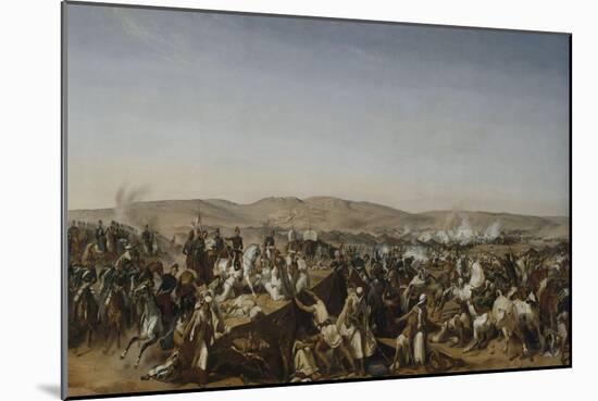 Prise de la Smala d'Abd-el-Kader par le duc d'Aumale à Taguin , le 16 mai 1843-Horace Vernet-Mounted Giclee Print