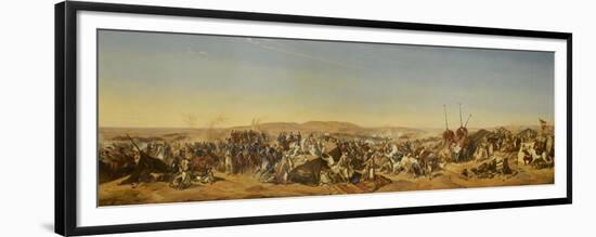 Prise de la Smalah d'Abd El-Kader-Horace Vernet-Framed Premium Giclee Print