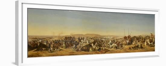 Prise de la Smalah d'Abd El-Kader-Horace Vernet-Framed Premium Giclee Print